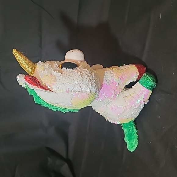 TY Beanie Babies Flippables 9" Medium Stardust Unicorn Plush W/ TAG - Picture 4 of 10